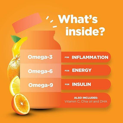 DHA Omega 3-6-9 Gummies for Adults