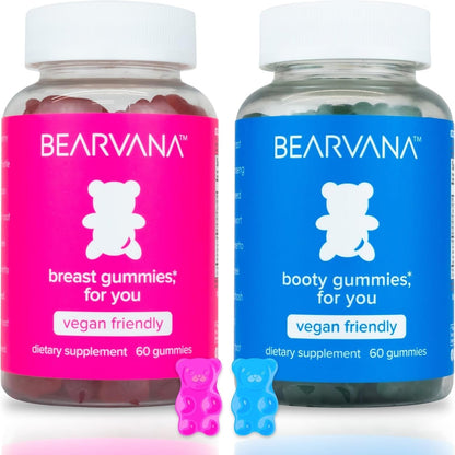 Top & Peach Support Combo Pack Multivitamin Gummies for Women | Includes Herbal Extracts & Essential Vitamins | Berry Flavor | 2-Pack (120 Gummies)