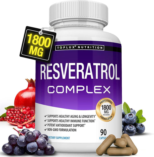 Resveratrol Supplement 1800Mg